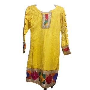 Phulkari Hand Embroidered Punjabi Salwar Suit